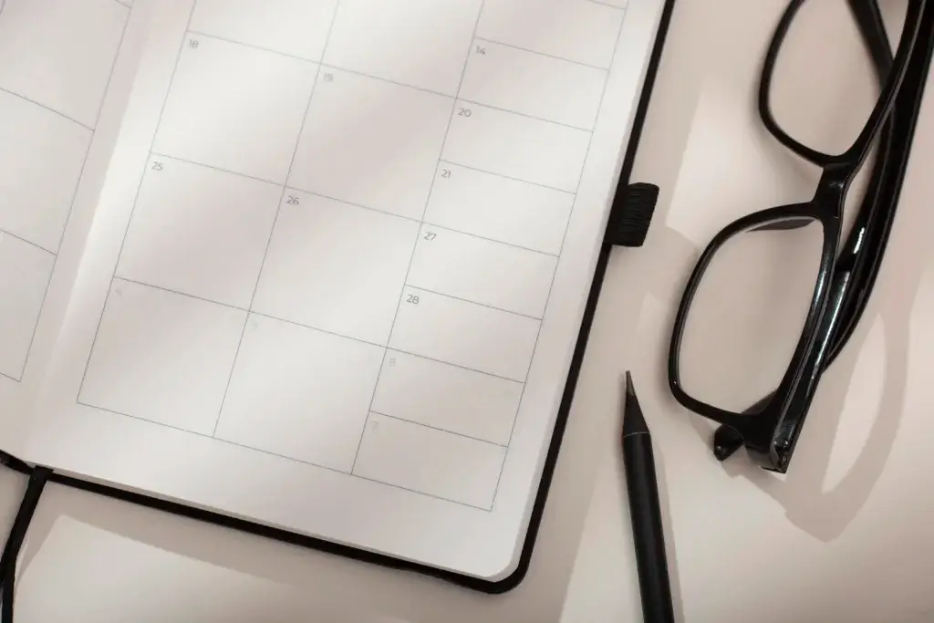 billede af en kalender